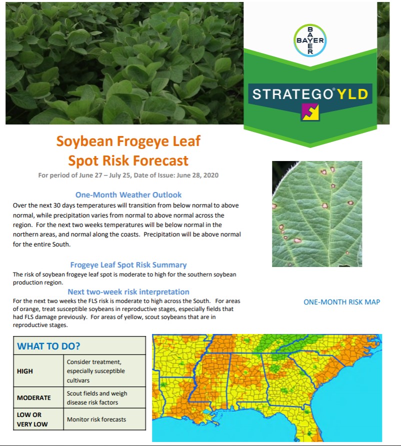 6/28 Southern Disease Risk Map